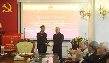 Gặp mặt, chúc tết Cán bộ hưu trí nhân dịp xuân Canh Tý 2020